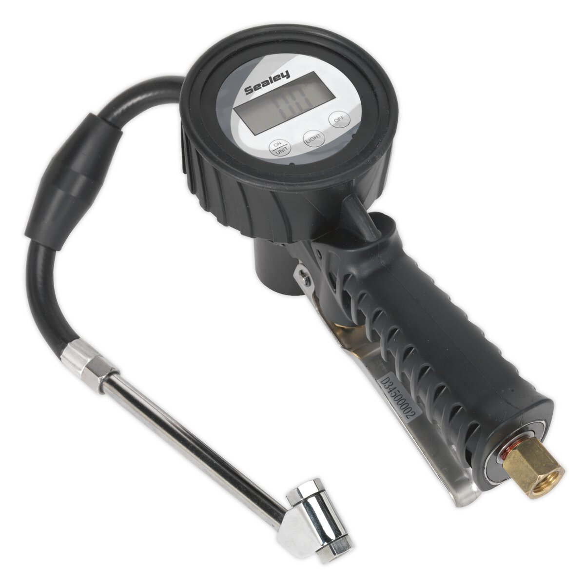 Digital Tyre Inflator with Twin Push-On Connector