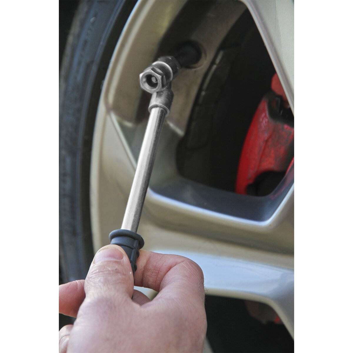 Professional Digital Tyre Inflator with Twin Push-On Connector