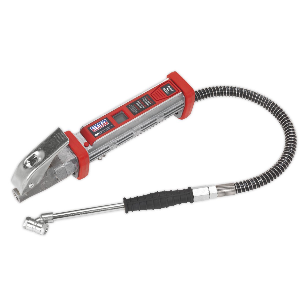 Professional Digital Tyre Inflator with Twin Push-On Connector