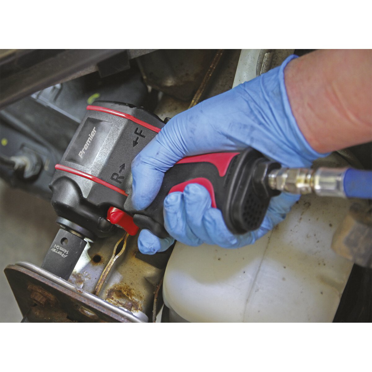 Air Impact Wrench 1/2"Sq Drive Stubby Twin Hammer