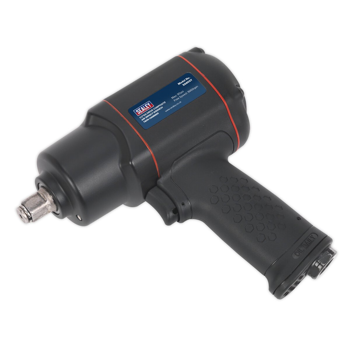 Air Impact Wrench 1/2"Sq Drive - Twin Hammer