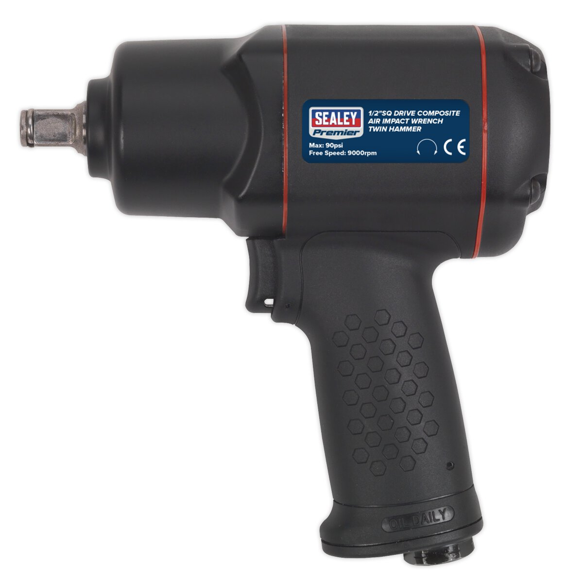 Air Impact Wrench 1/2"Sq Drive - Twin Hammer