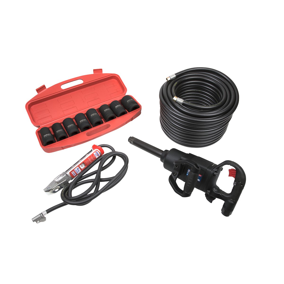 Pro Air Impact Wrench Kit - 1"Sq Drive