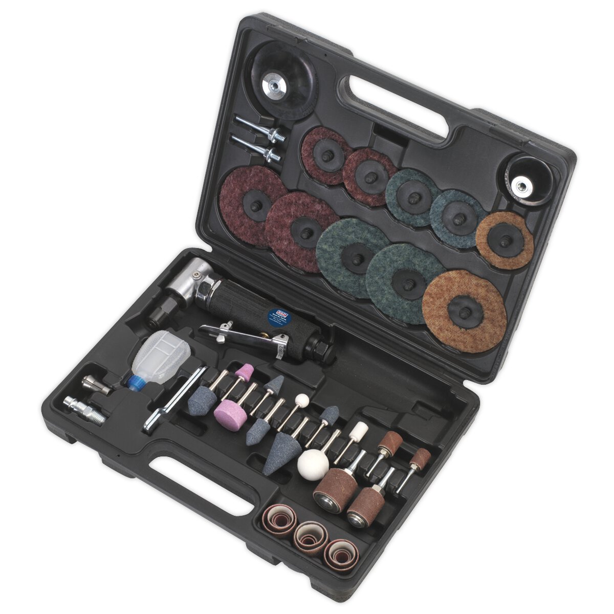 Air Angle Grinder/Sander Kit 48pc