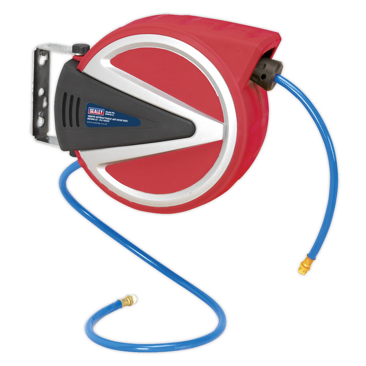 Retractable Air Hose Reel 10m Ø8mm ID - PU Hose