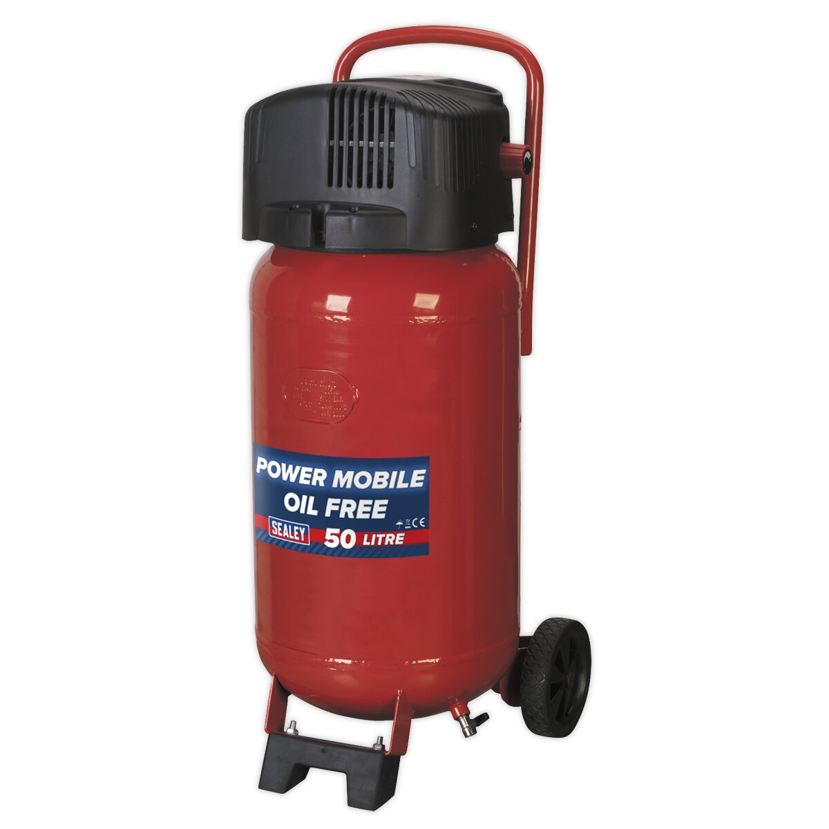 Compressor 50L Belt Drive 2hp Oil Free