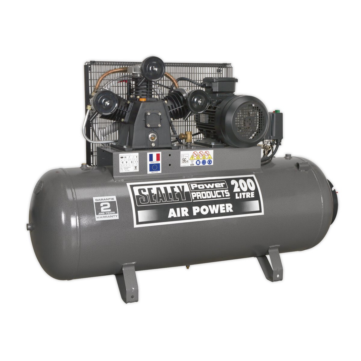 Compressor 200L Belt Drive 5.5hp 3ph