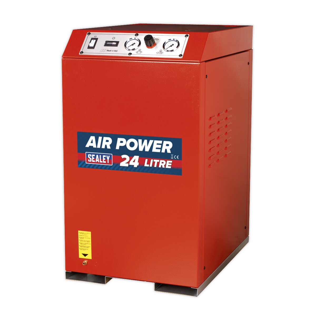 Compressor 24L V-Twin Direct Drive 2.5hp Cabinet Low Noise