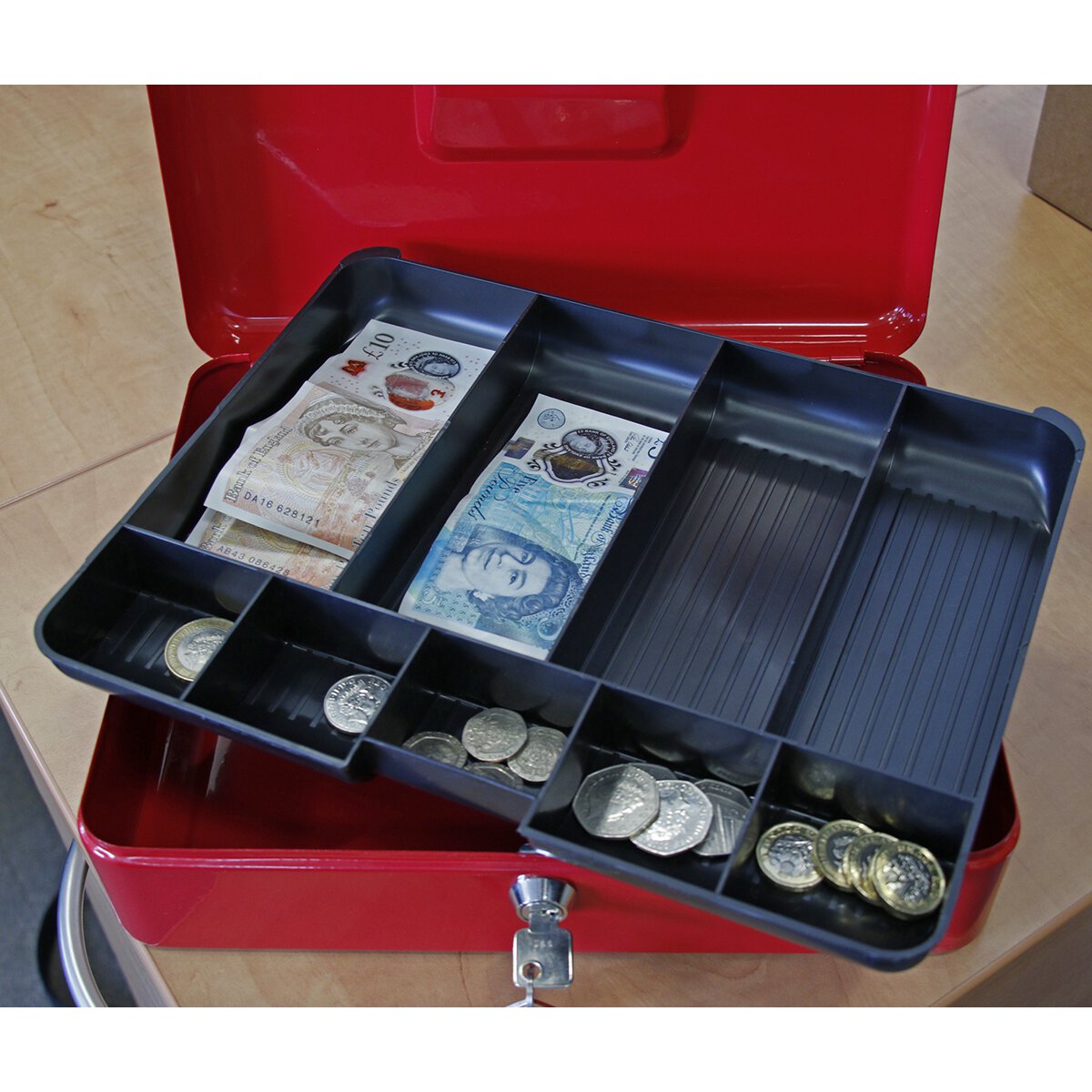 Key Lock Cash Box 300 x 240 x 90mm