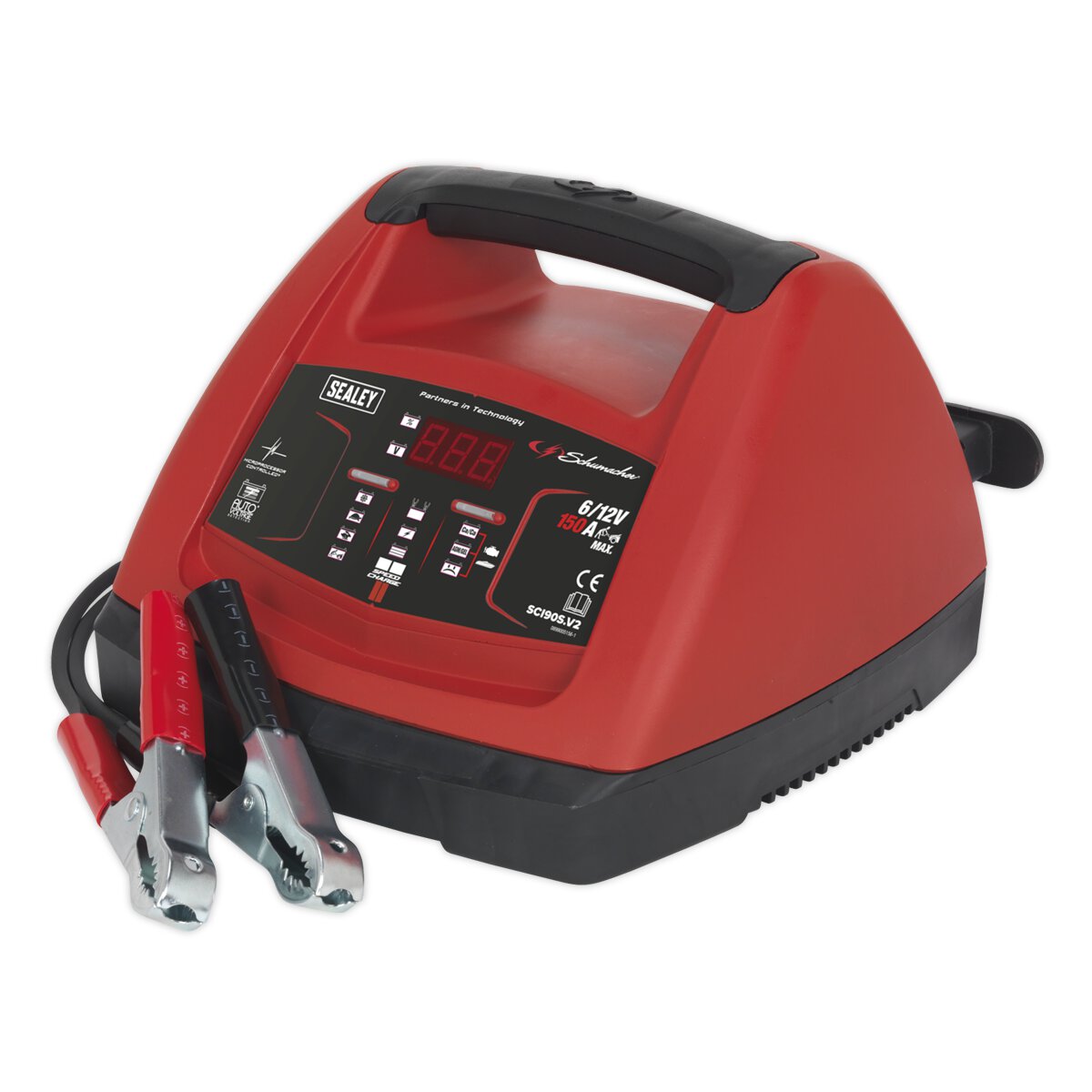 Schumacher® Starter 150A/Intelligent Speed Charge Battery Charger 20A 6/12V