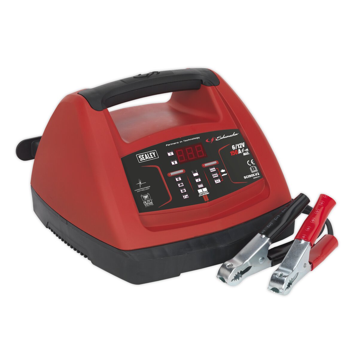Schumacher® Starter 150A/Intelligent Speed Charge Battery Charger 20A 6/12V