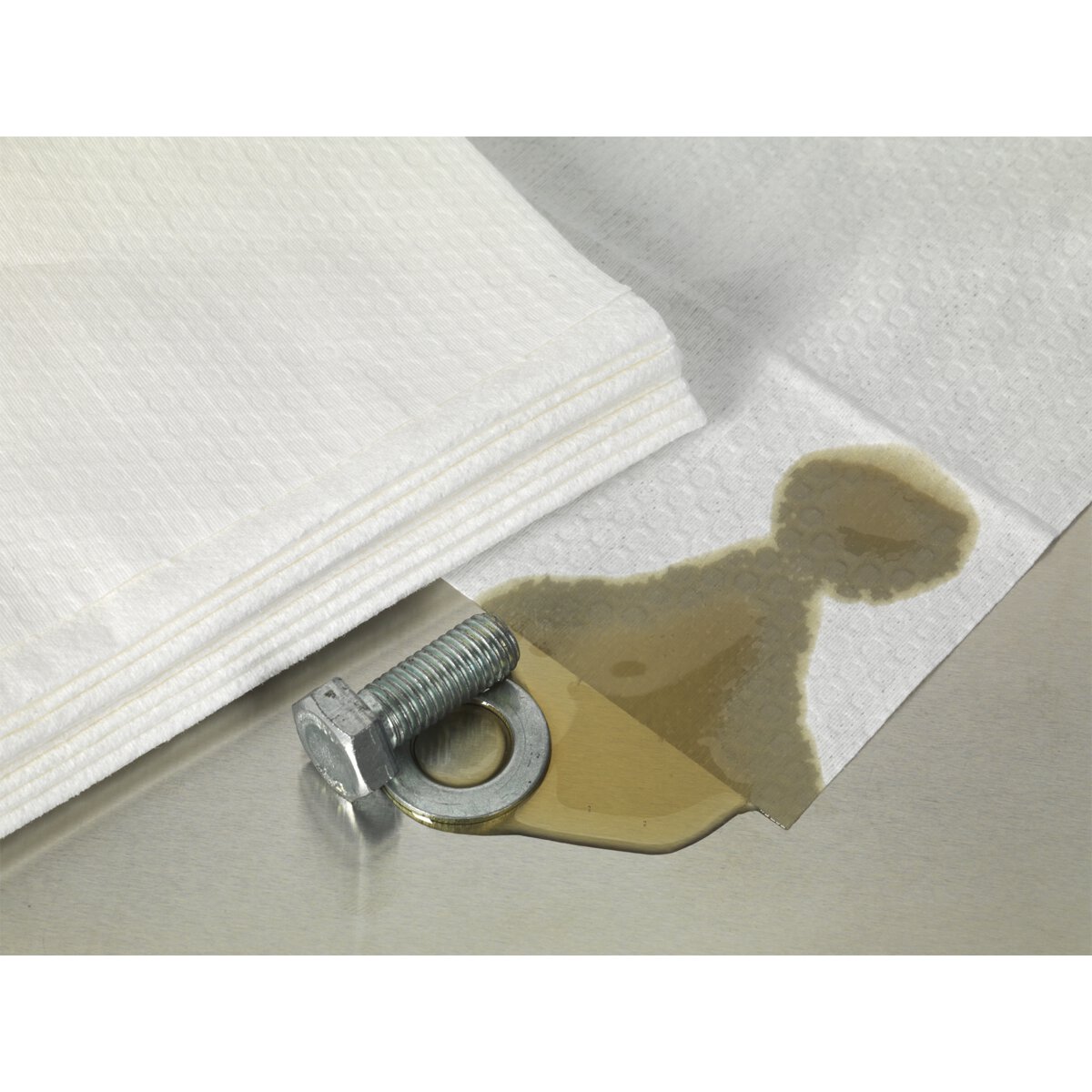 Multipurpose Paper Wipe in Polyflute Dispenser Box - Smooth White 75gsm 150 Sheets