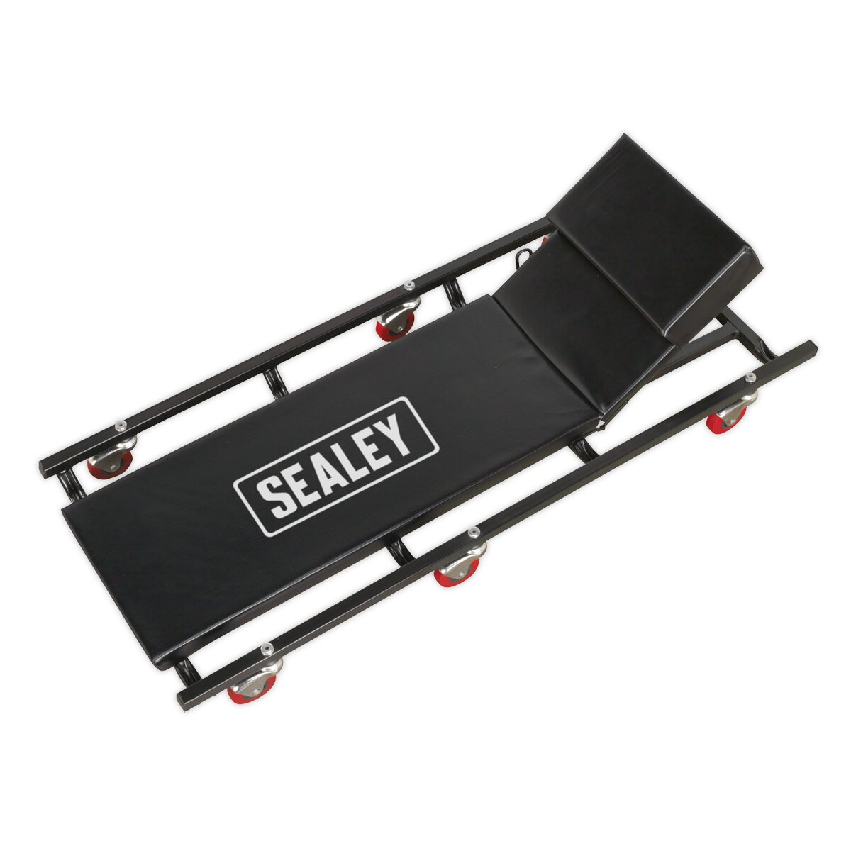 Creeper 40" with Steel Frame, 6 Wheels & Adjustable Headrest Deluxe American-Style