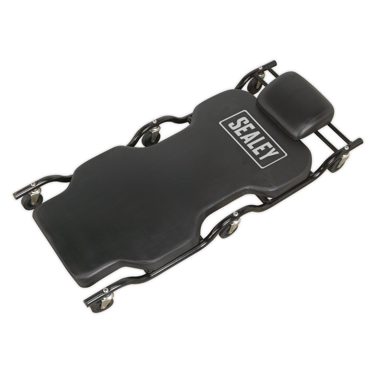Steel Creeper with 6 Wheels & Headrest Deluxe