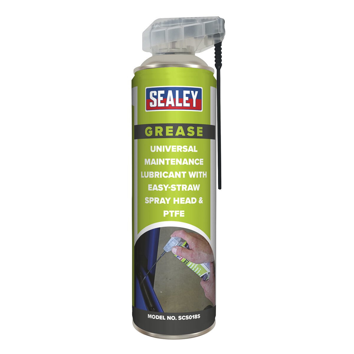 Universal Maintenance Lubricant with Easy-Straw Spray Head & PTFE 500ml Pack of 6