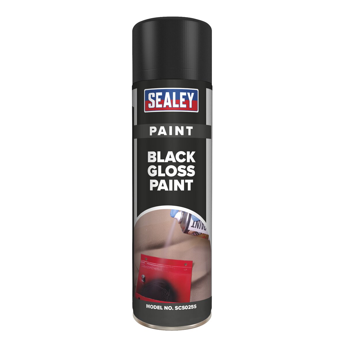 Black Gloss Paint 500ml Pack of 6