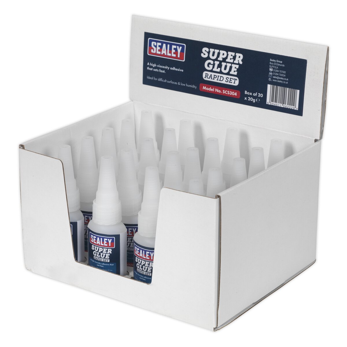 Super Glue Rapid Set 20g Pack of 20
