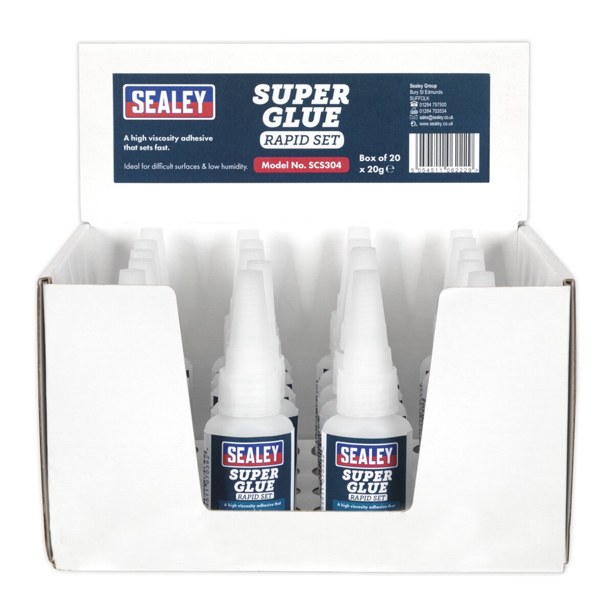 Super Glue Rapid Set 20g Pack of 20