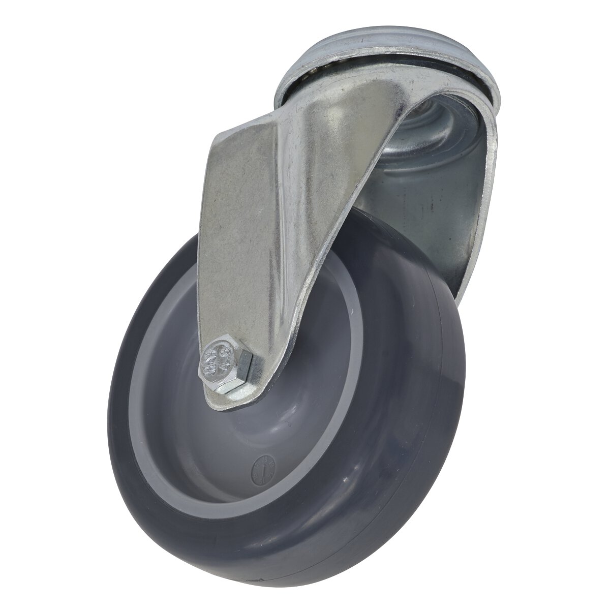 Castor Wheel Bolt Hole Swivel Ø75mm