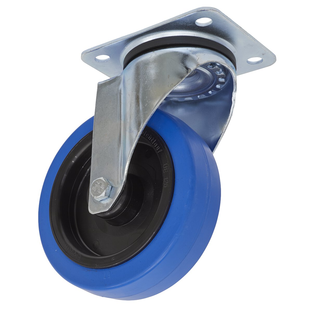 Castor Wheel Swivel Plate Ø125mm