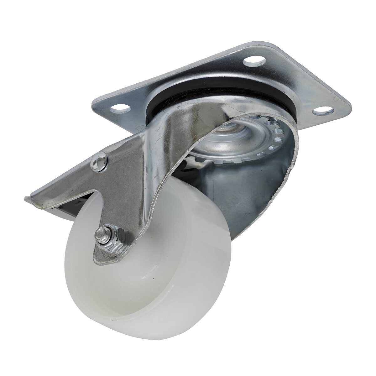 Castor Wheel Swivel Plate with Total Lock Ø80mm