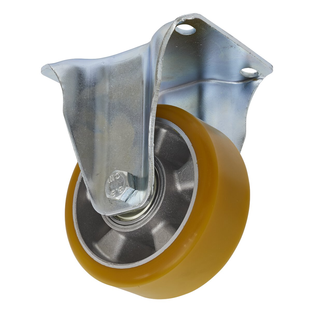 Castor Wheel Fixed Plate Ø125mm