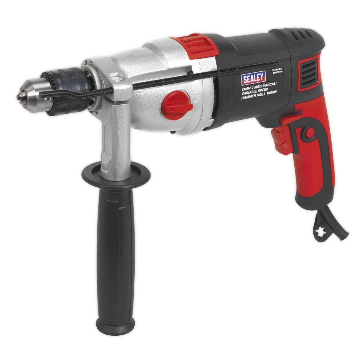 Hammer Drill Ø13mm 2 Mechanical/Variable Speed 1050W/230V