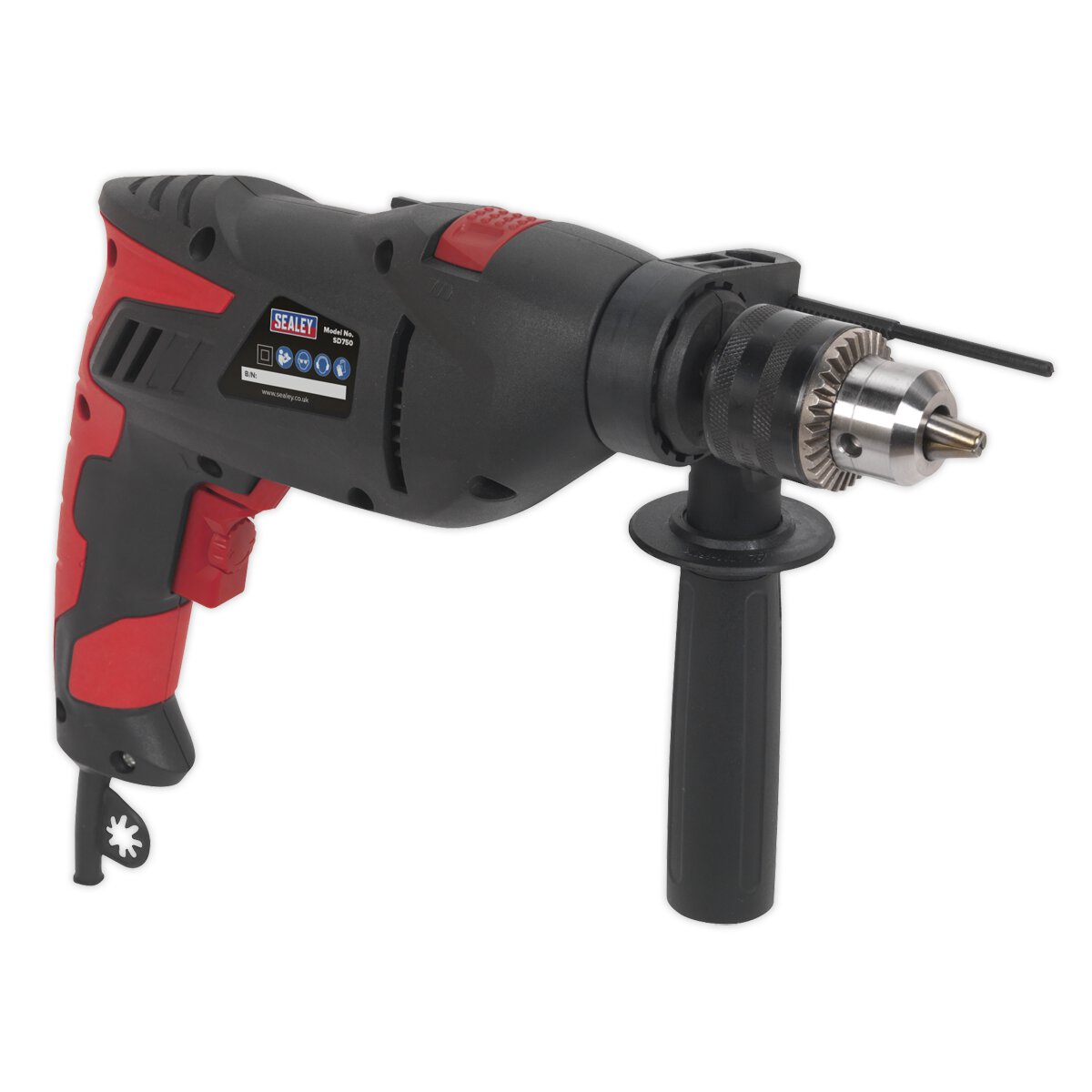 Hammer Drill Ø13mm Variable Speed with Reverse 750W/230V