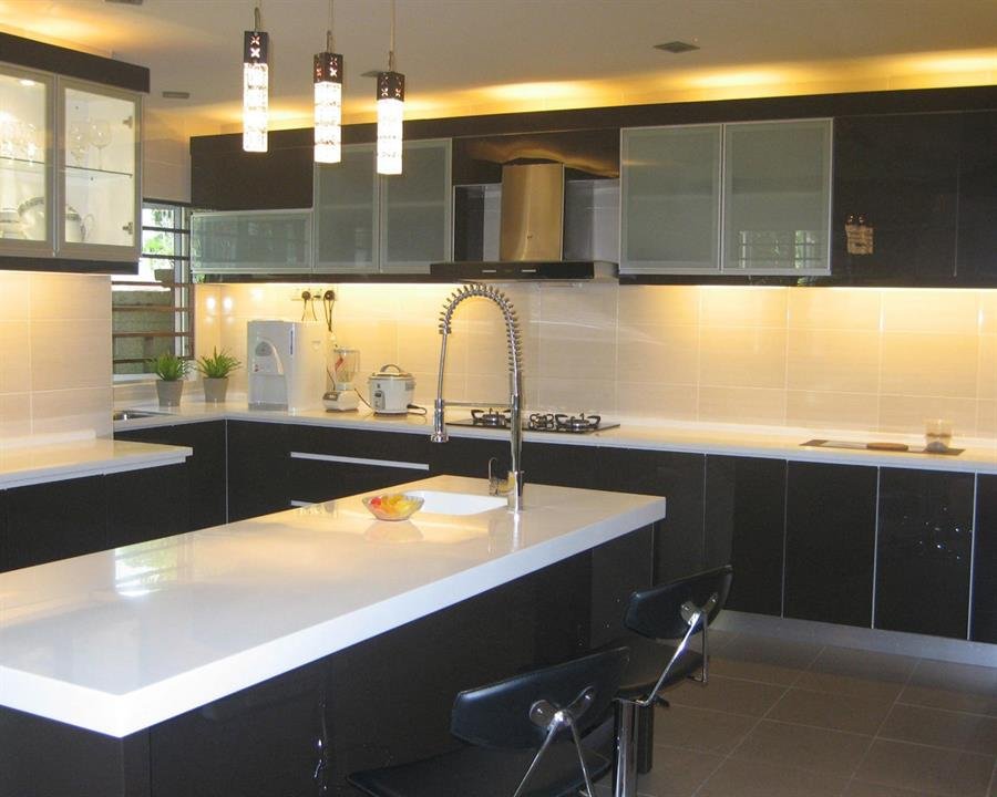 Custom made Kitchen Cabinet L Shape A [Dimension: 1500 X 3600]