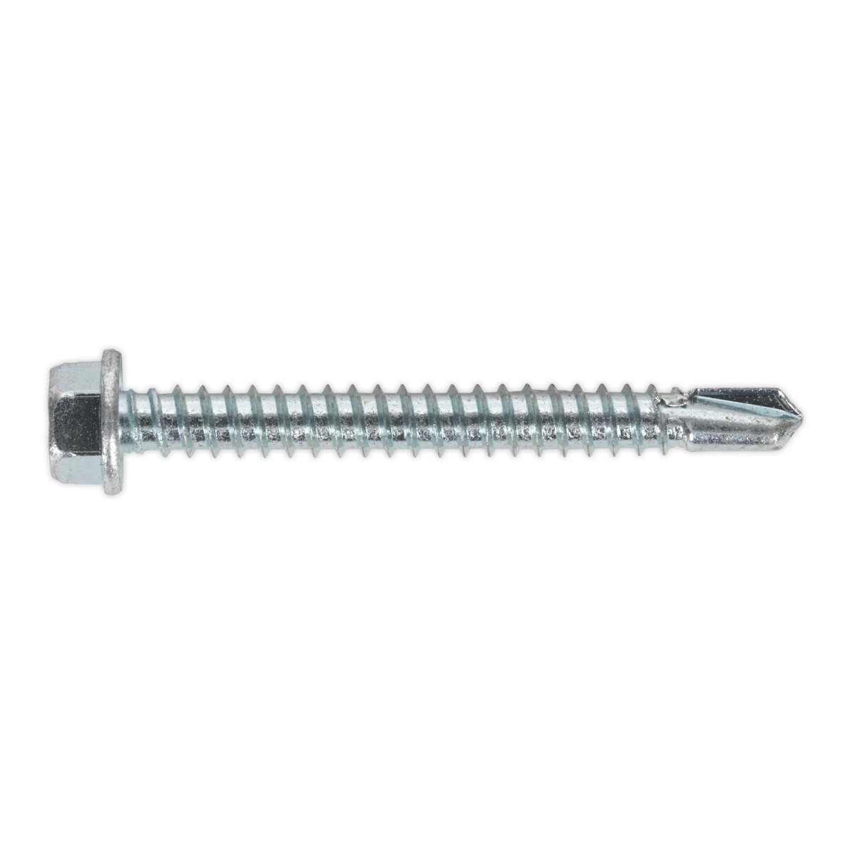 Self Drilling Screw 5.5 x 50mm Hex Head Zinc DIN 7504K Pack of 100