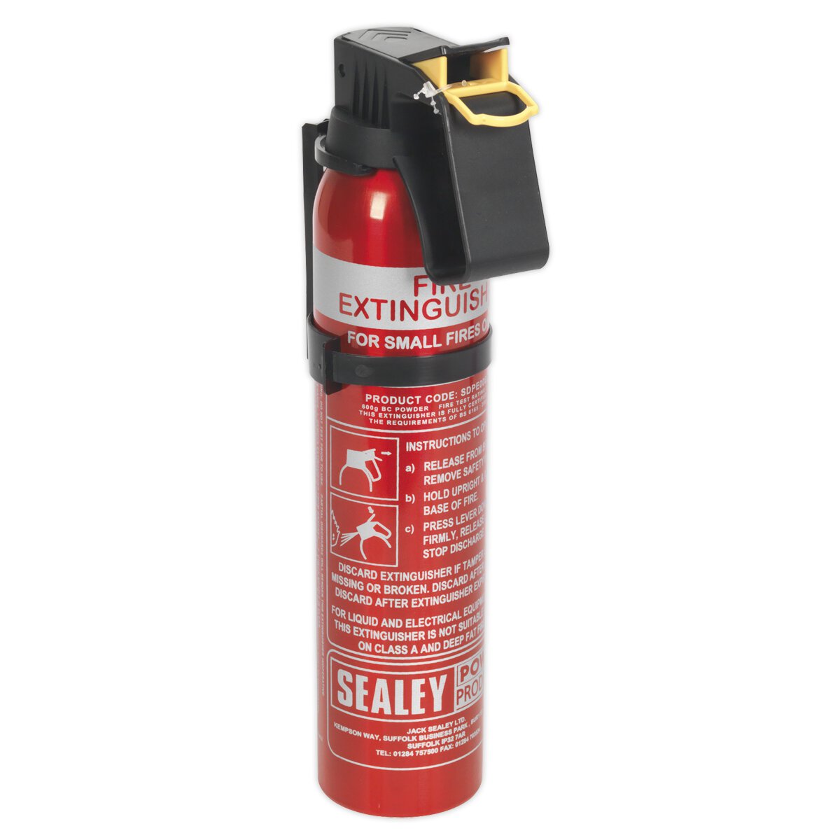 Fire Extinguisher 0.6kg Dry Powder - Disposable