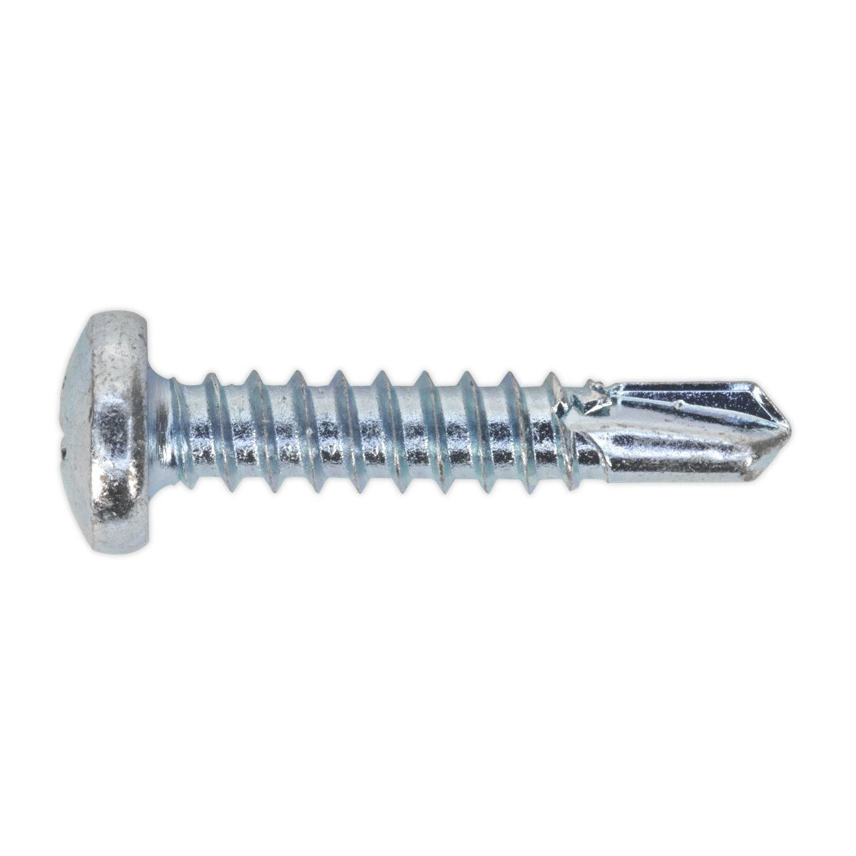 Self Drilling Screw 4.8 x 25mm Pan Head Phillips Zinc D7504N Pack of 100