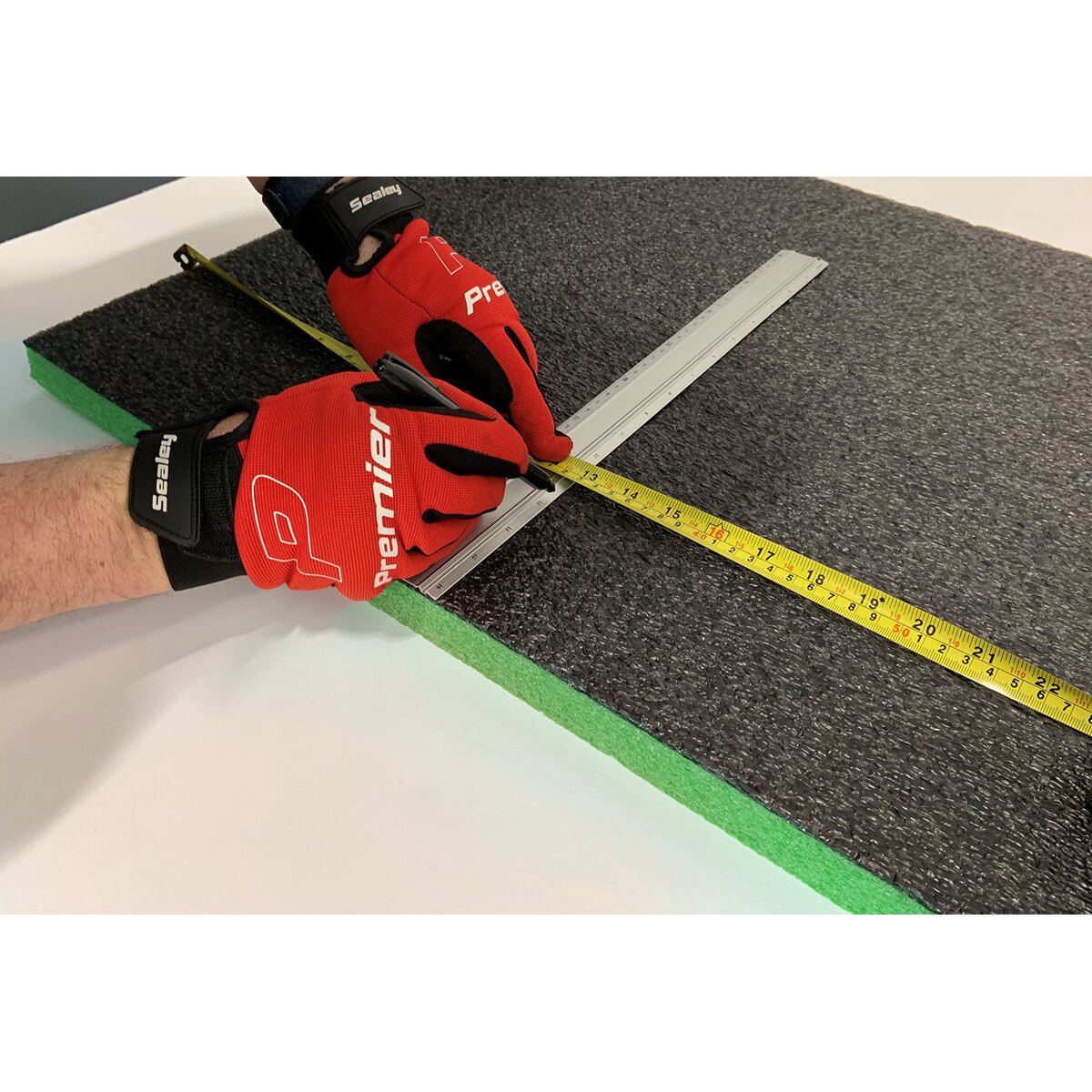 Easy Peel Shadow Foam Green/Black 1200 x 550 x 30mm