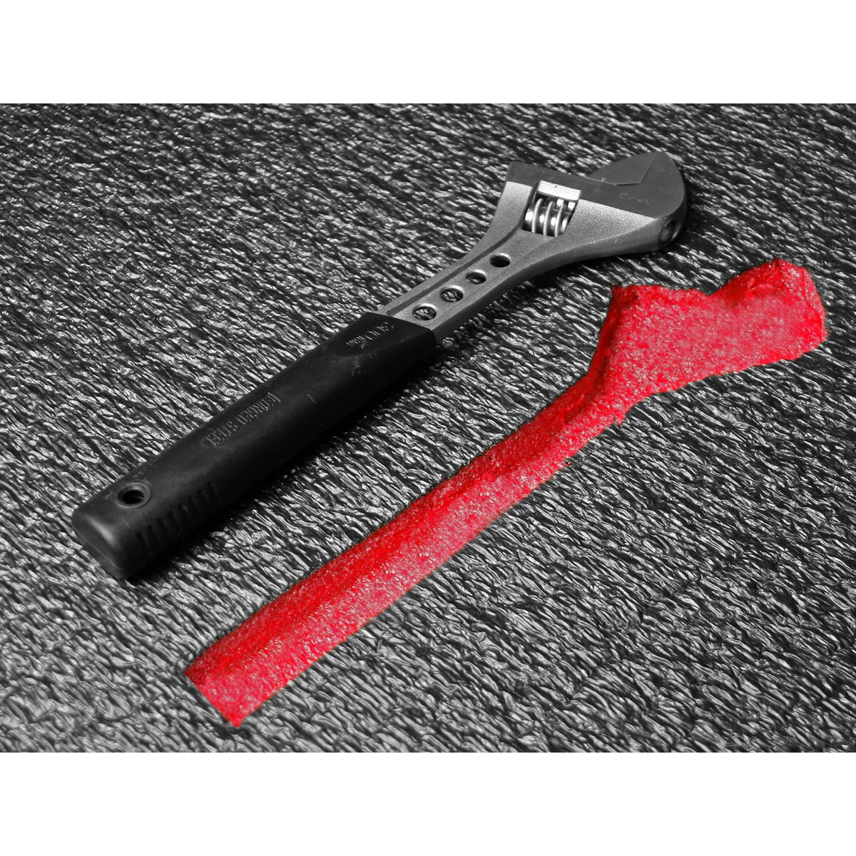 Easy Peel Shadow Foam Red/Black 1200 x 550 x 30mm