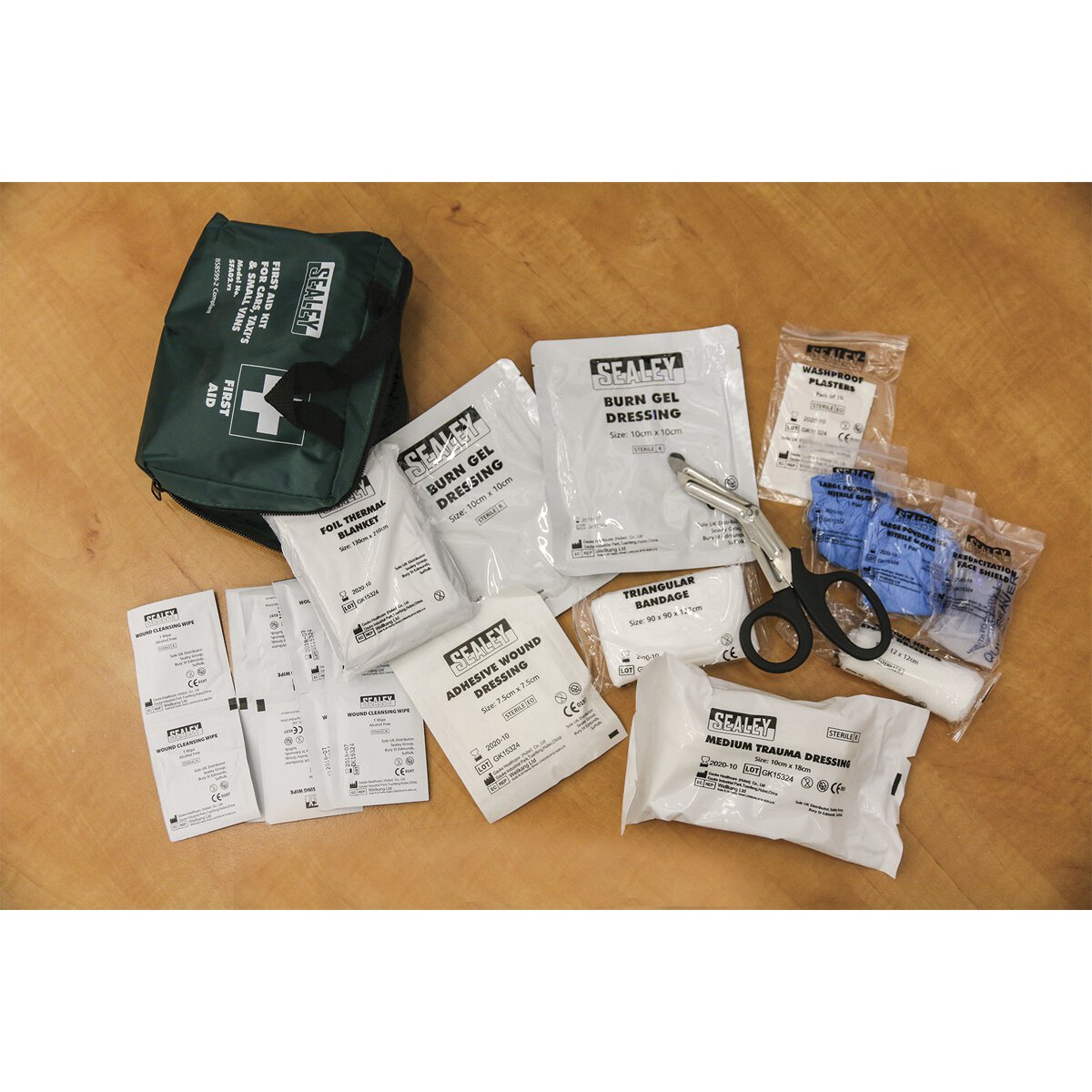 First Aid Kit Medium for Cars, Taxis & Small Vans - BS 8599-2 Compliant