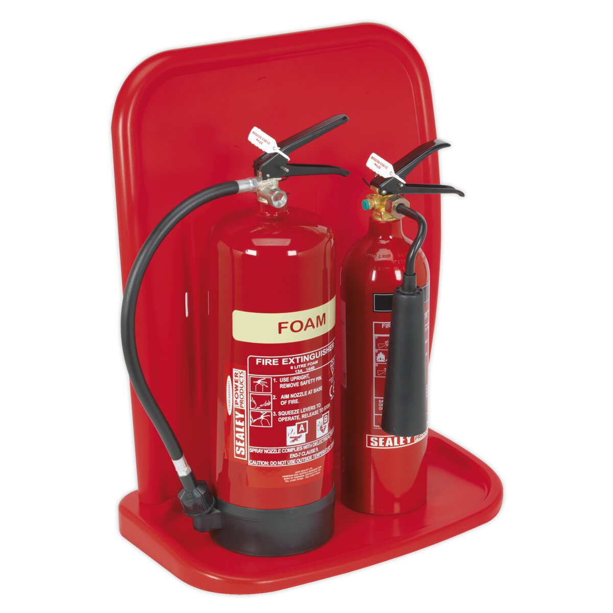Fire Extinguisher Stand - Double