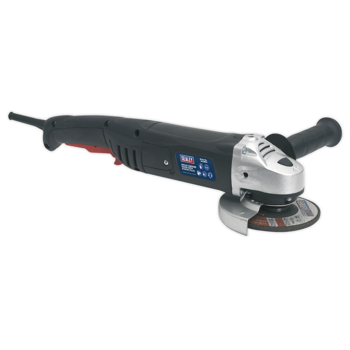 Angle Grinder Ø125mm 1000W/230V with Schuko Plug