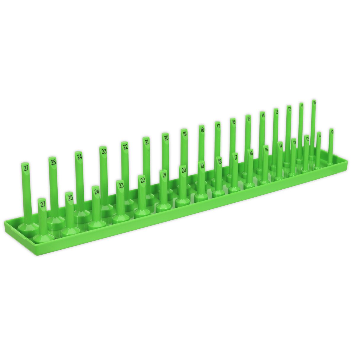 Socket Holder 1/2"Sq Drive 10-27mm Hi-Vis Green