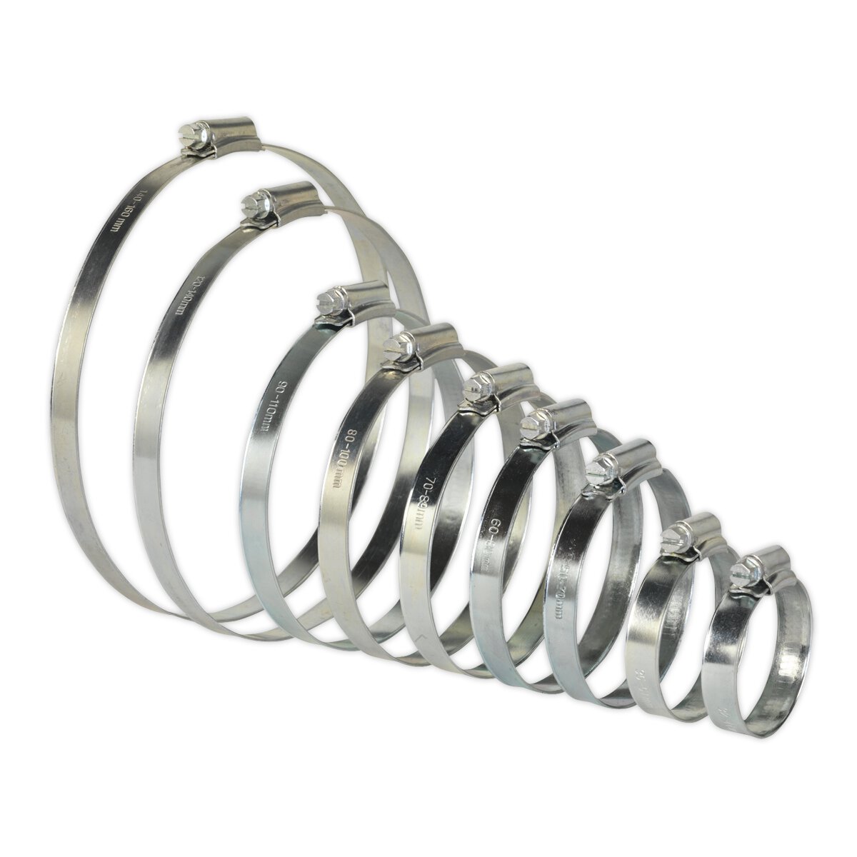 Hose Clip Assortment 26pc Ø44-160mm Zinc Plated
