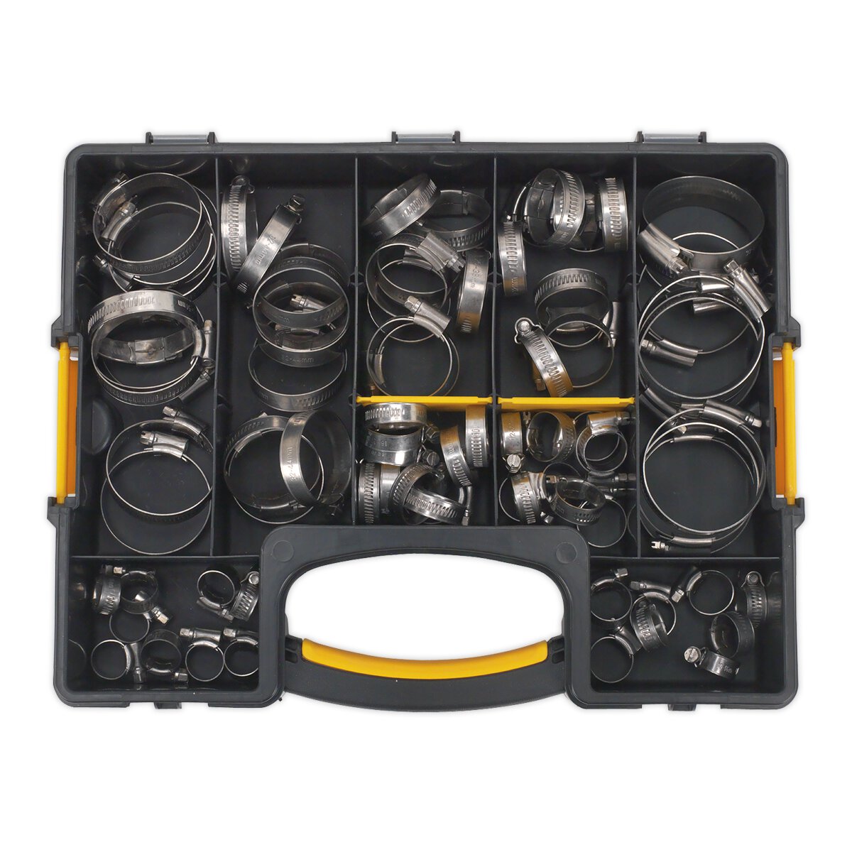 Hose Clip Assortment 90pc Stainless Steel Ø10-57mm