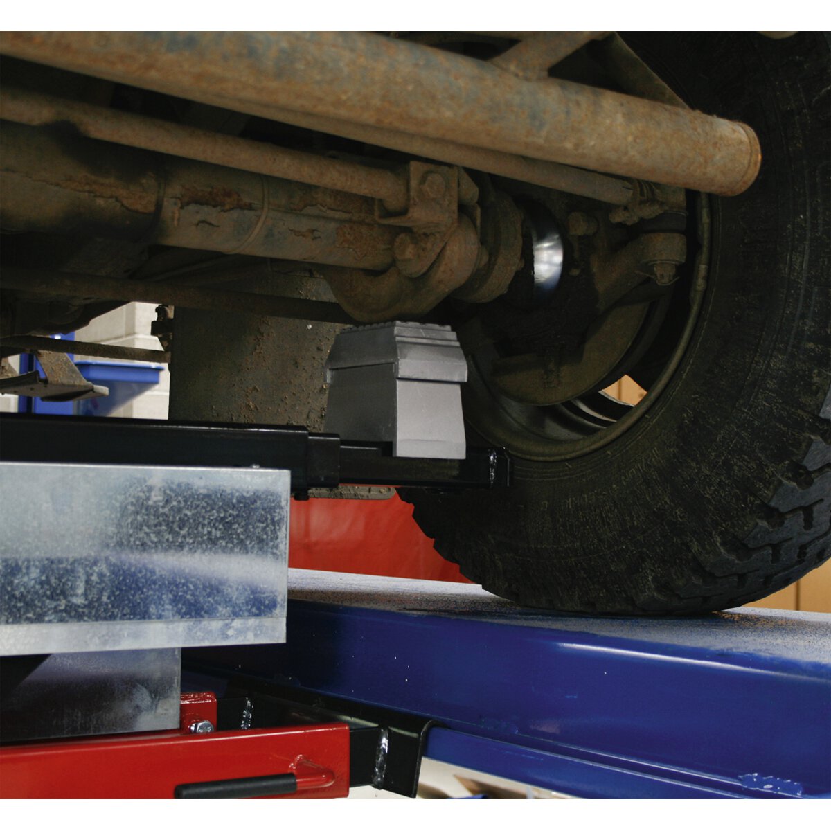 Jacking Beam 2tonne with Arm Extenders & Flat Roller Supports