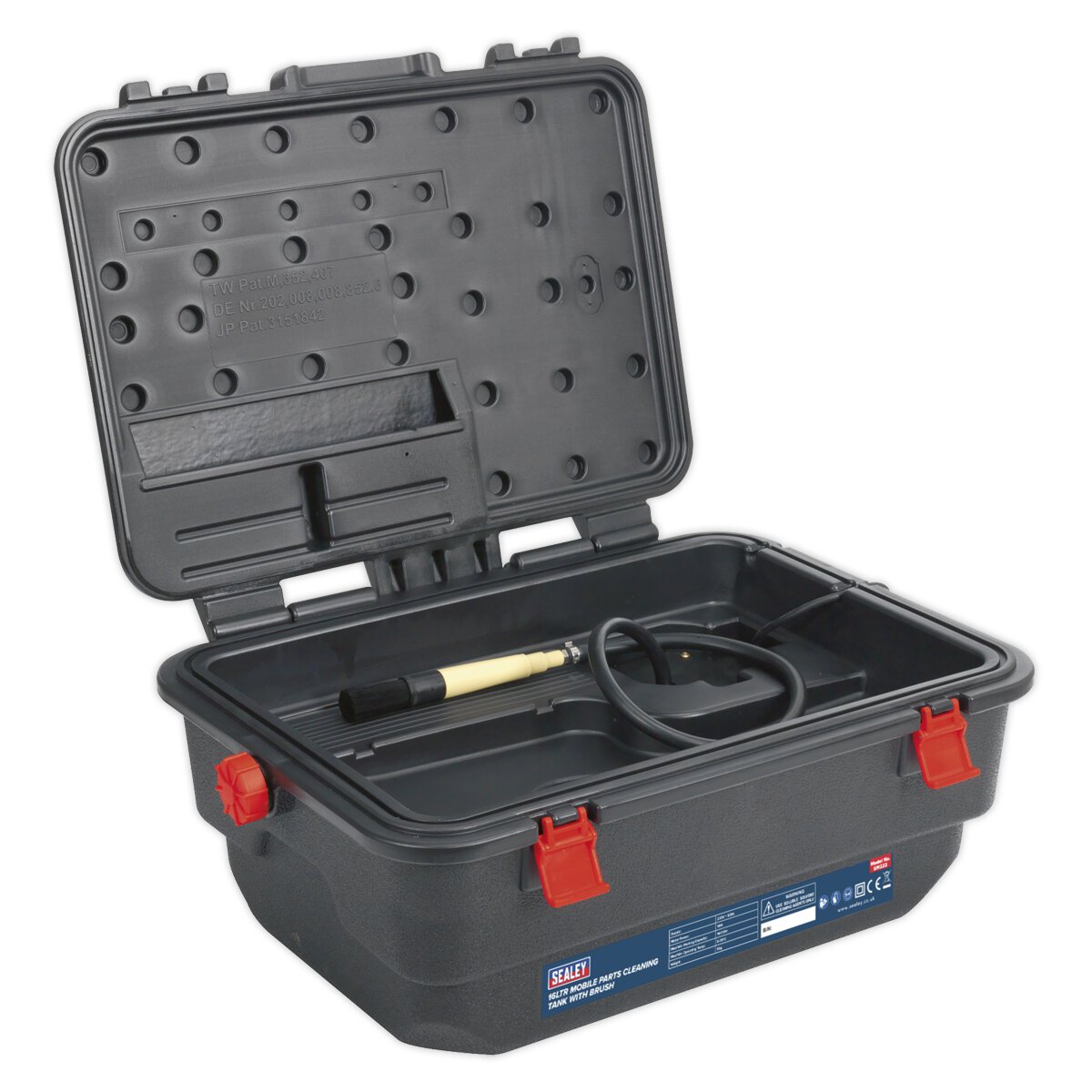 Mobile Parts Cleaning Tank with Brush