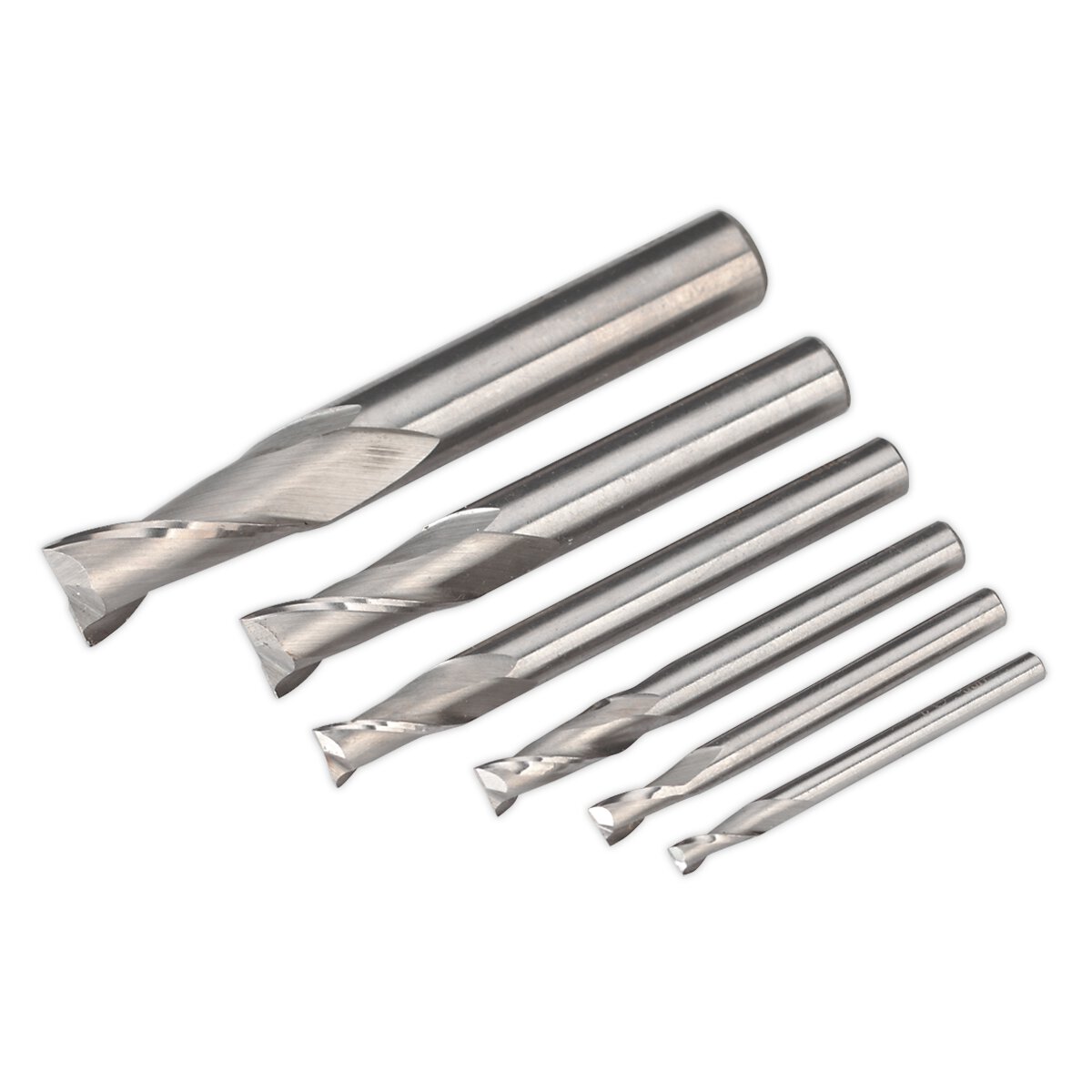 HSS End Mill Set MT2 Ø3-10mm