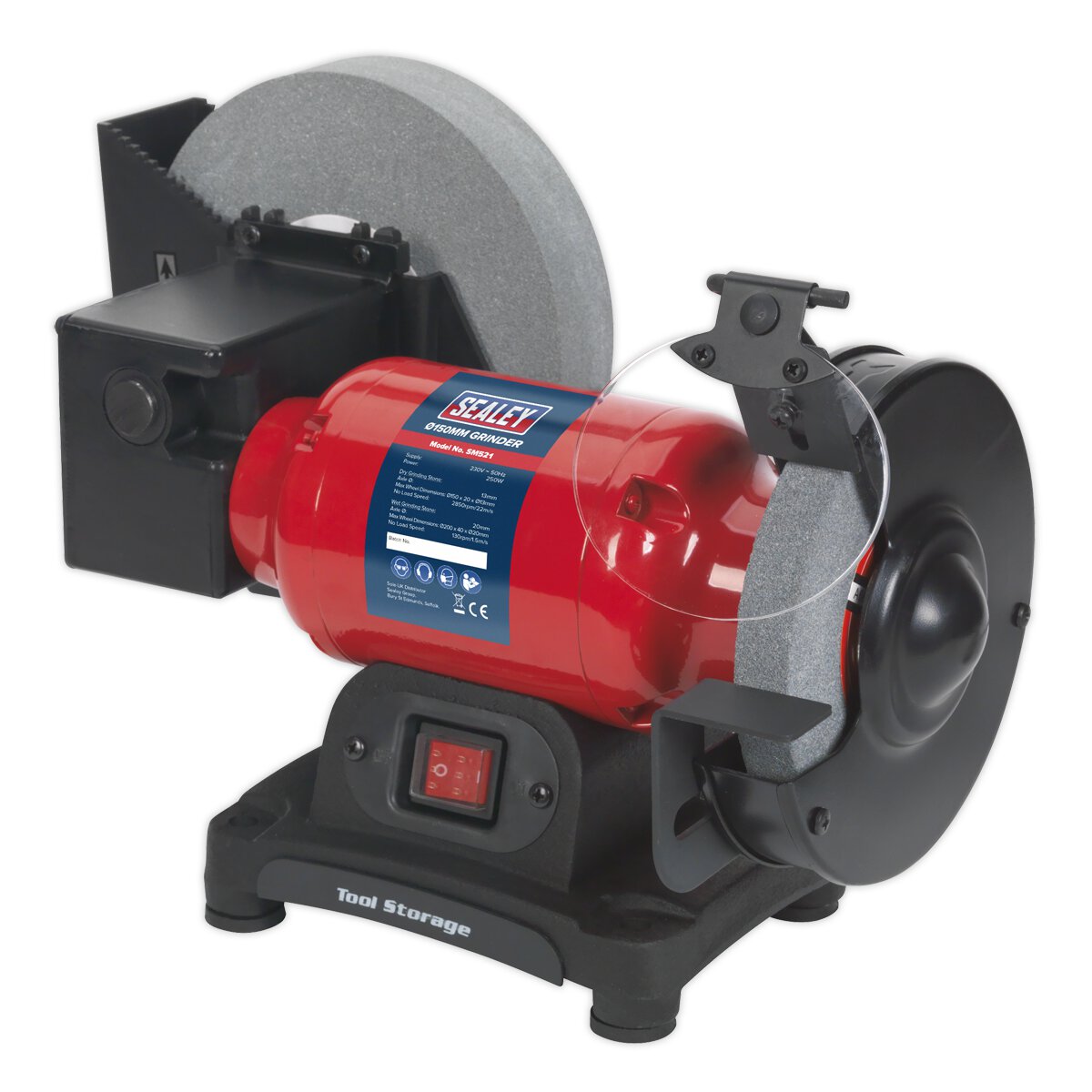 Bench Grinder Wet & Dry Ø200/150mm 250W/230V