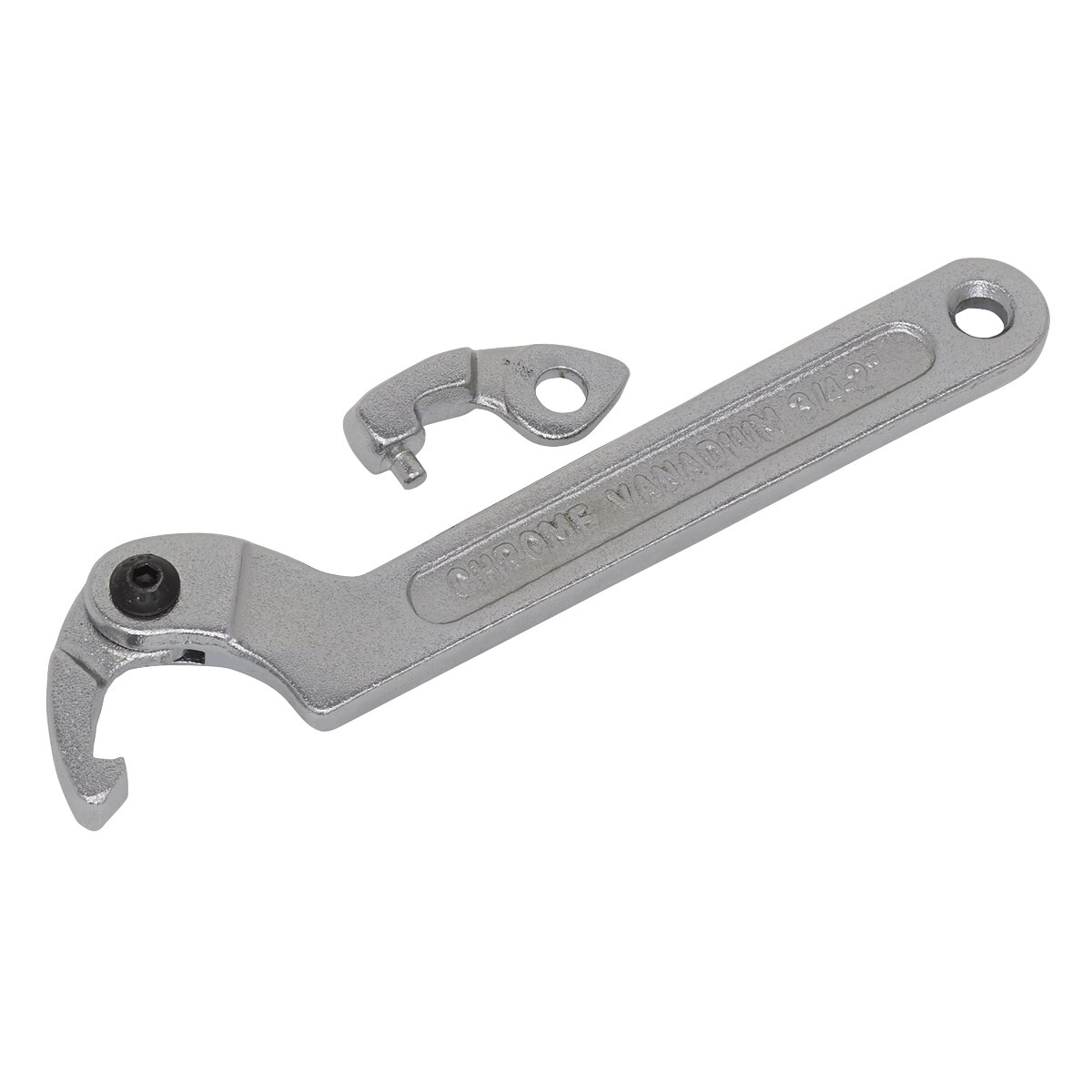 Adjustable C Spanner - Hook & Pin Wrench Set 3pc 19-51mm