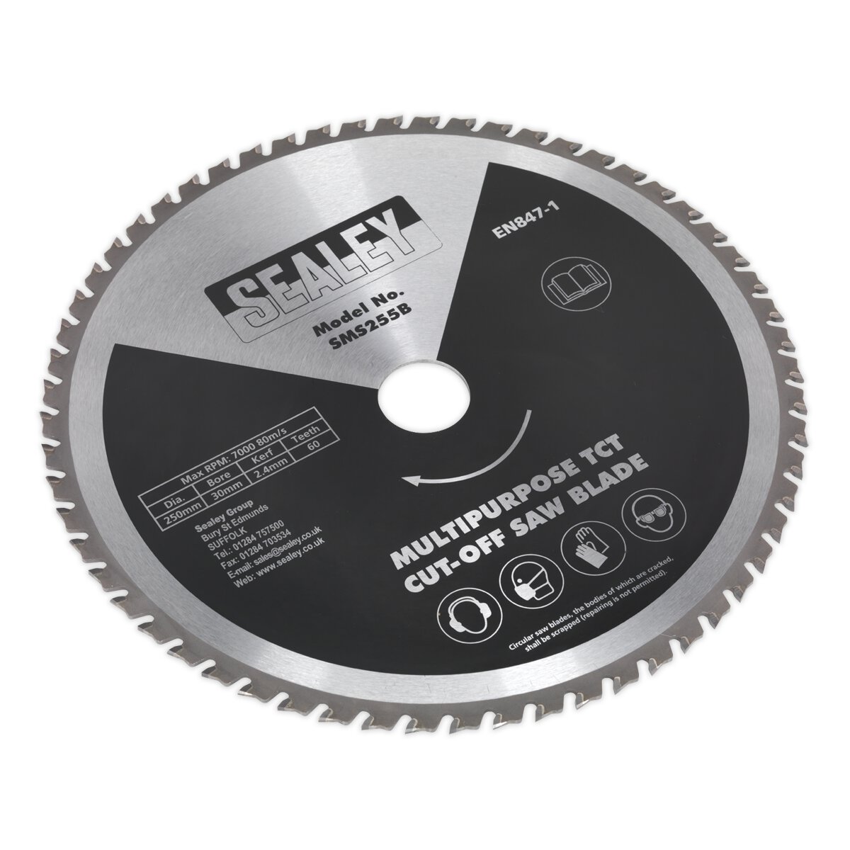 Multipurpose Cut-Off Saw Blade Ø250 x 2.4mm/Ø30mm 60tpu