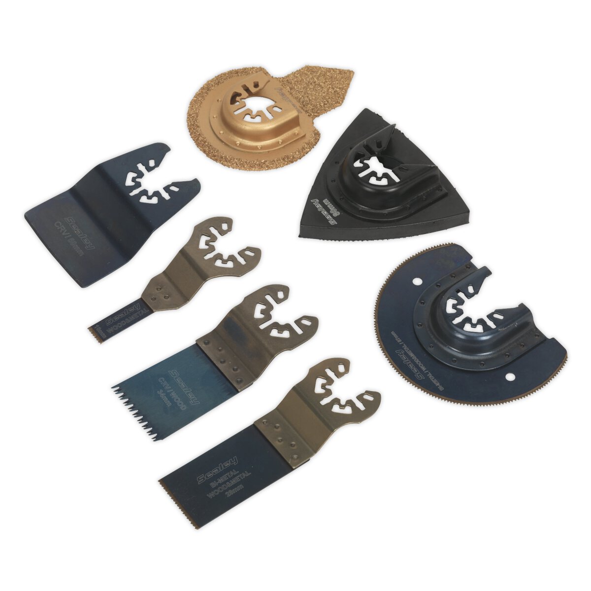 Multi-Tool All-Purpose Blade Set 7pc