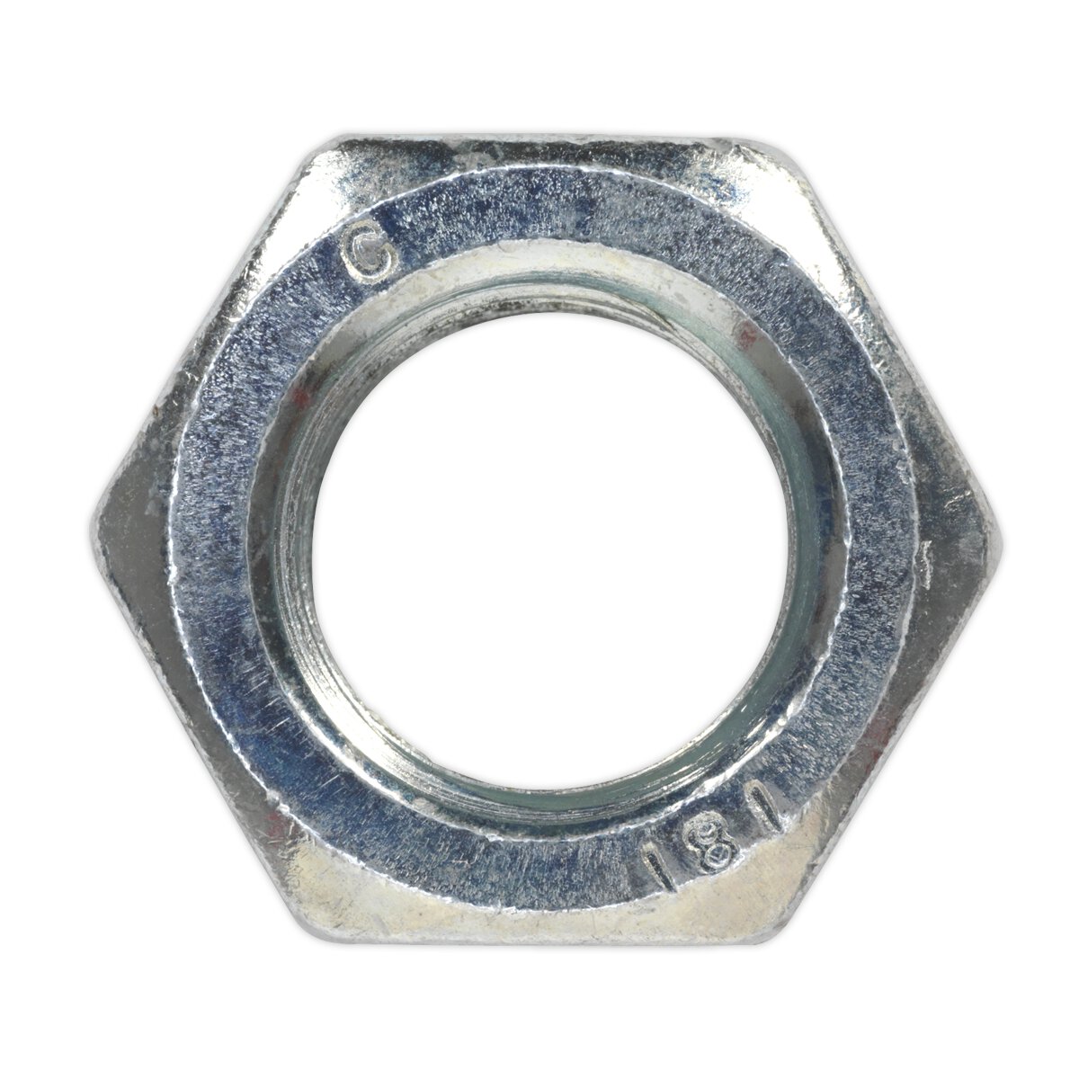 Steel Nut M20 Zinc DIN 934 Pack of 10