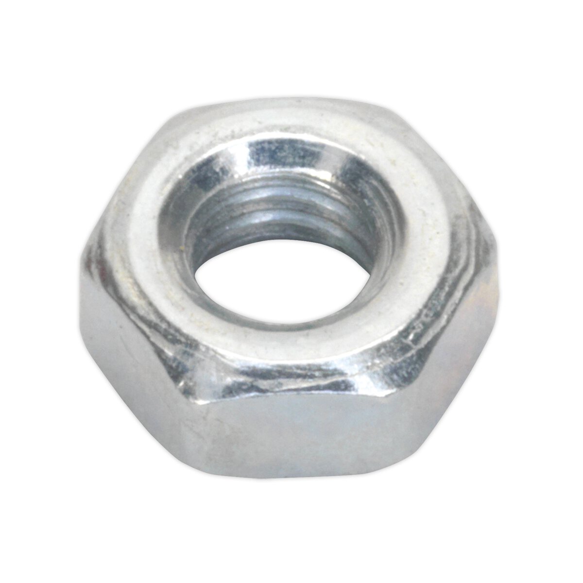 Steel Nut M4 Zinc DIN 934 Pack of 100
