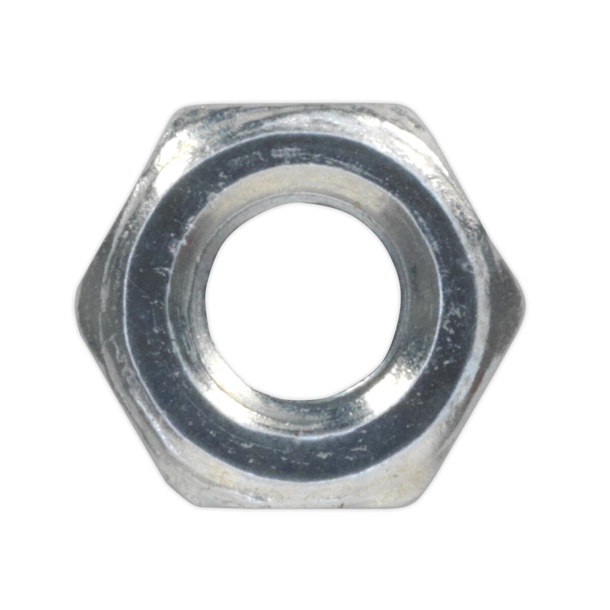 Steel Nut M4 Zinc DIN 934 Pack of 100